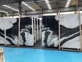 Black Panda Marble Interior walling