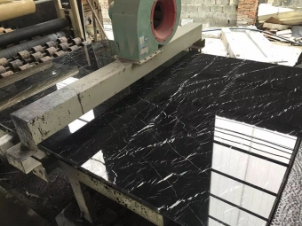 wholesaler negro marquina marble slabs