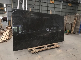 Graphite Grey Marble polished slabs